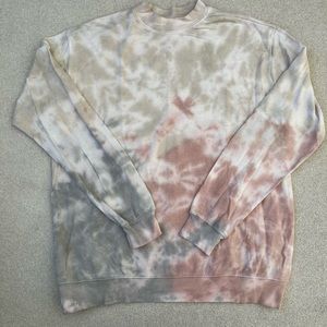 Oversized tie dye sweatshirt